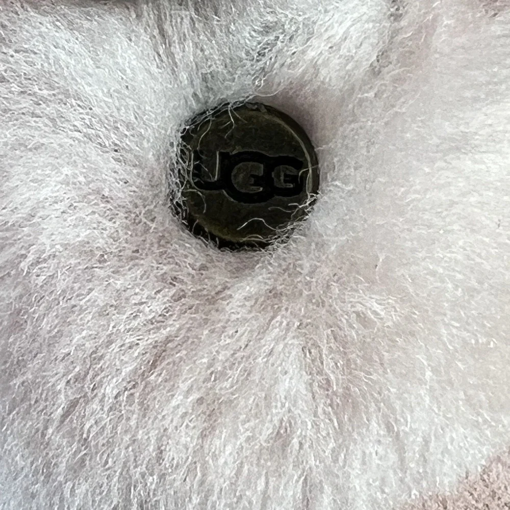 Ugg‎ Womens Gloves Exposed Sheepskin Pink Cloud Size Small